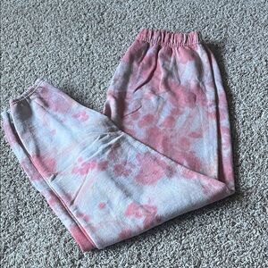 Urban Outfitters Pink Tie-Dye Joggers